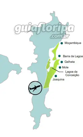 Plages à l'est de l'île - Florianópolis