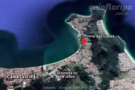 Localização Ponta das Canas