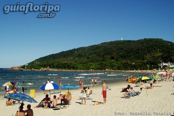 Praia da Barra da Lagoa no Verão