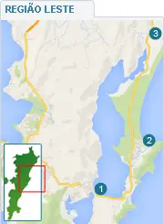 Neighborhoods in the Eastern Region of Floripa