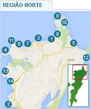 Playas de Florianópolis - Norte de la Isla