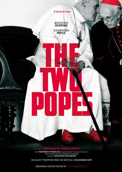 Resultado de imagem para The two popes, 2019 poster