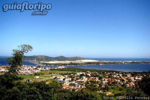 Morro da Lagoa から見た Lagoa da Conceição