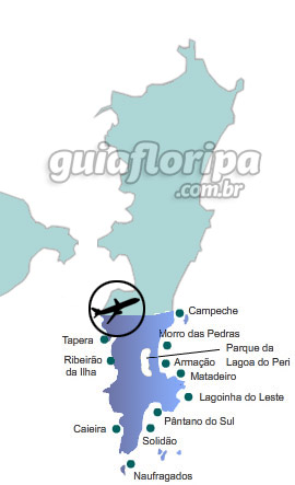 Plage sud de l'île de Florianópolis