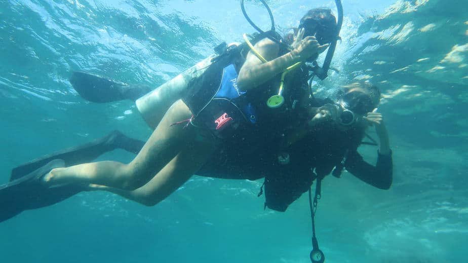 Diving in Florianopolis