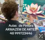 Agenda de verão | Aulas de Pintura no Atelier de Pintura Armazém de Arte Tânia Paupitz