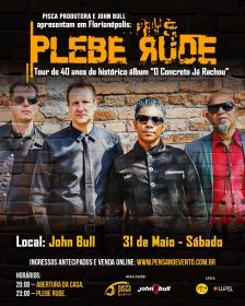Show de Plebe Rude em Florianópolis